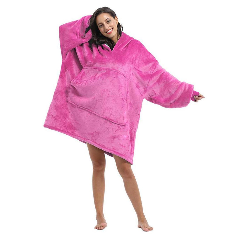 Blanket with Sleeves Women Hoodie
