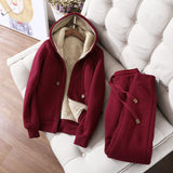 Velvet Oversized Hoodies Jacket