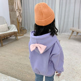 Warm Baby Girls Hooded Sweatshirt