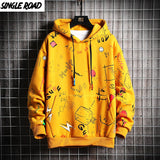 Anime Graffiti Sweatshirt for Men