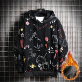 Anime Graffiti Sweatshirt for Men