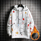 Anime Graffiti Sweatshirt for Men