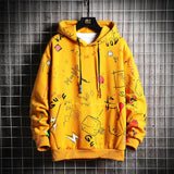 Anime Graffiti Sweatshirt for Men