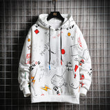 Anime Graffiti Sweatshirt for Men