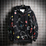 Anime Graffiti Sweatshirt for Men