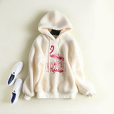 Thicken Plush Embroidery Hoodies