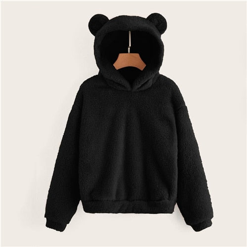 Bears Ears Solid Teddy Hoodie